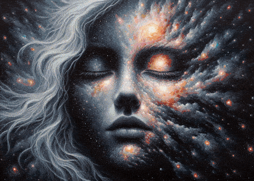 Stardust animated cosmic design