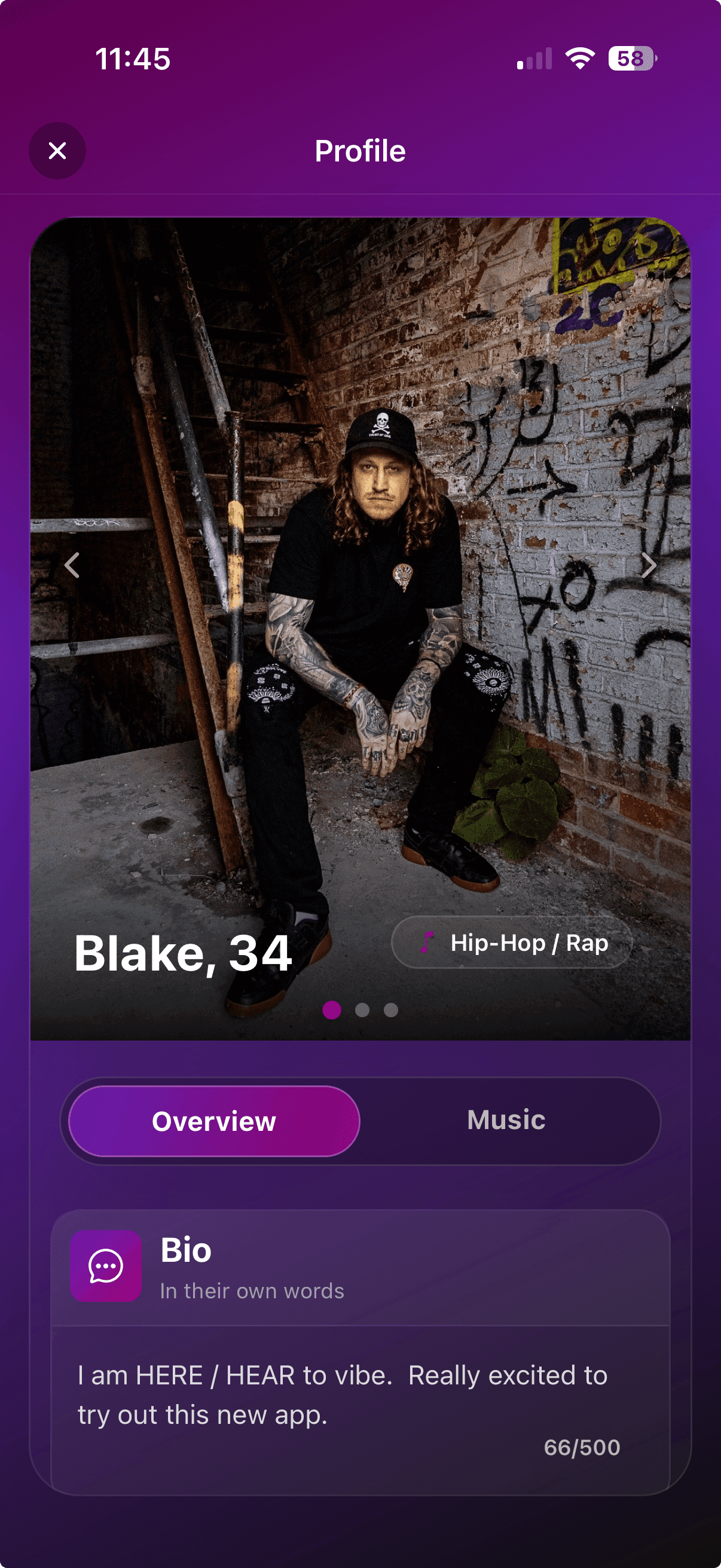 Synceria app back screen