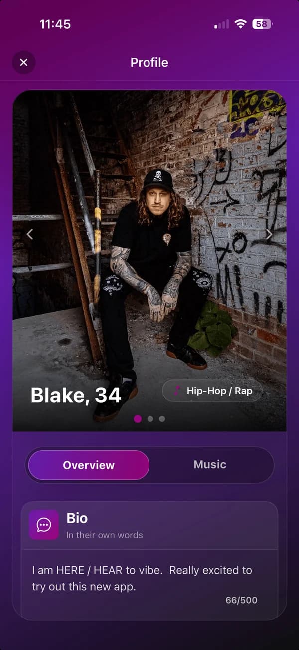 Synceria app back screen