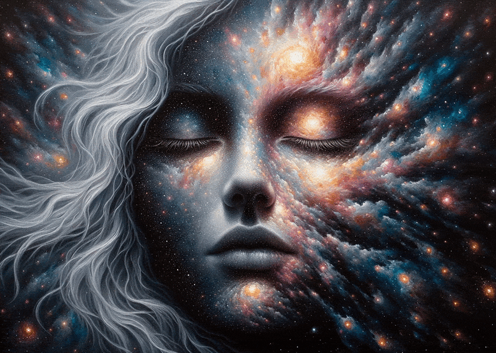 Stardust animated cosmic design